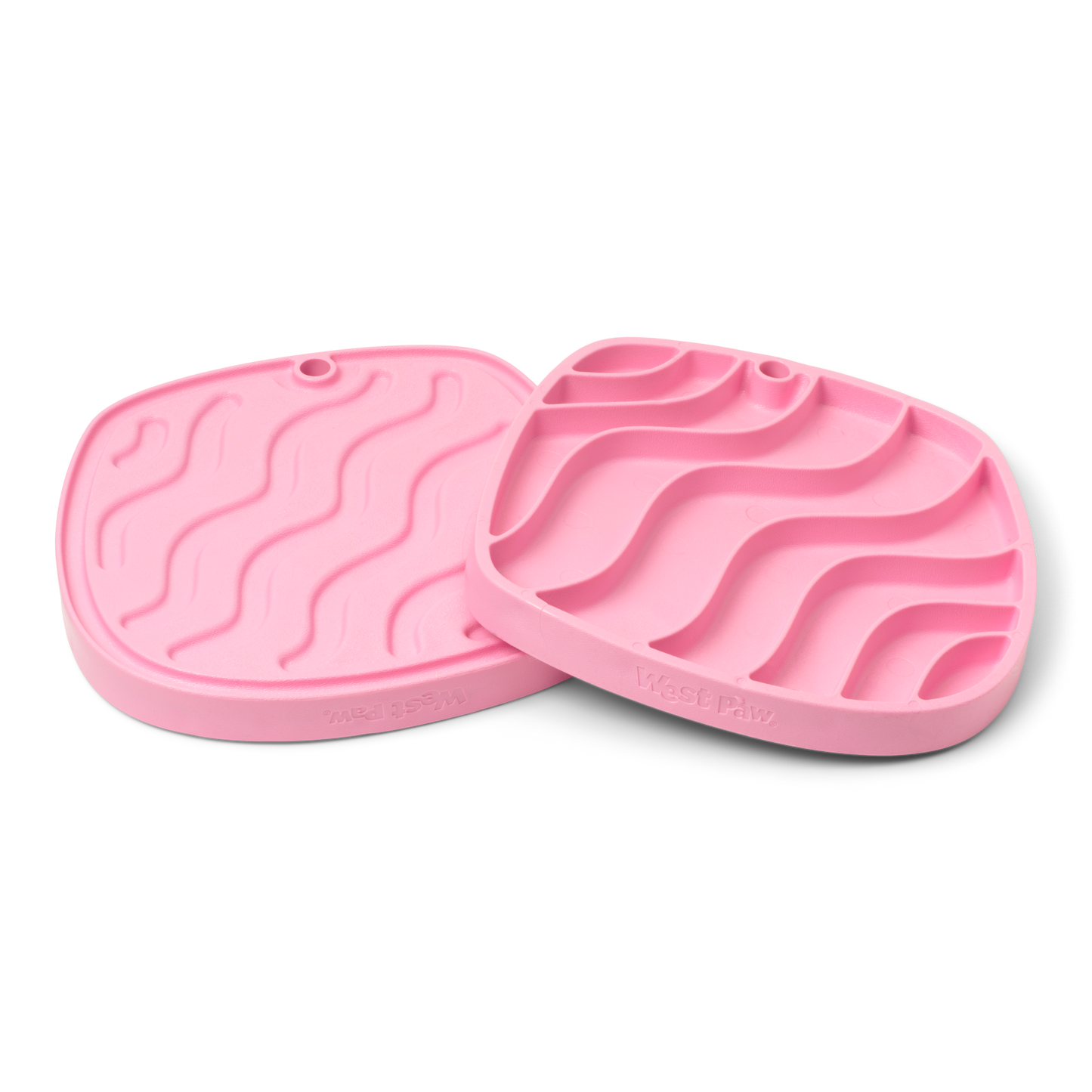 Dog Food and Drink Non-slip Eco Sustainable All-in-one Slow Feeder Lick Feast Mat: Bubble Gum (Spring Limited Edition)