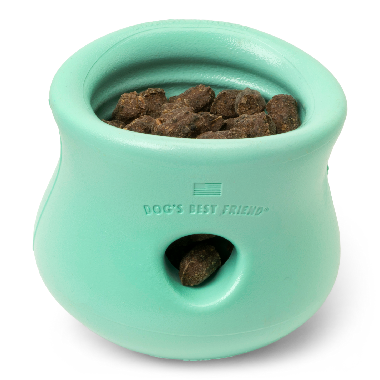 Interactive puzzle, food-dispensing dog toy, Zogoflex Toppl in Mint (Spring Limited Edition)