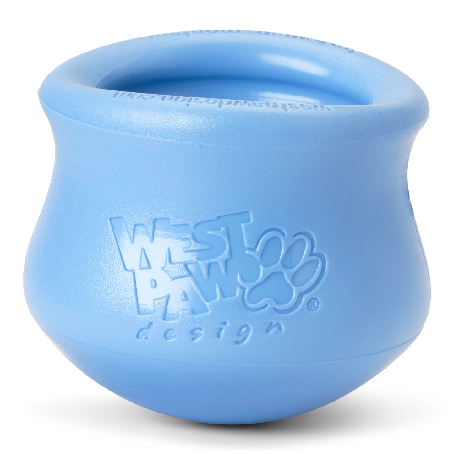 Interactive puzzle, food-dispensing dog toy, Zogoflex Toppl in Periwinkle (Spring Limited Edition)