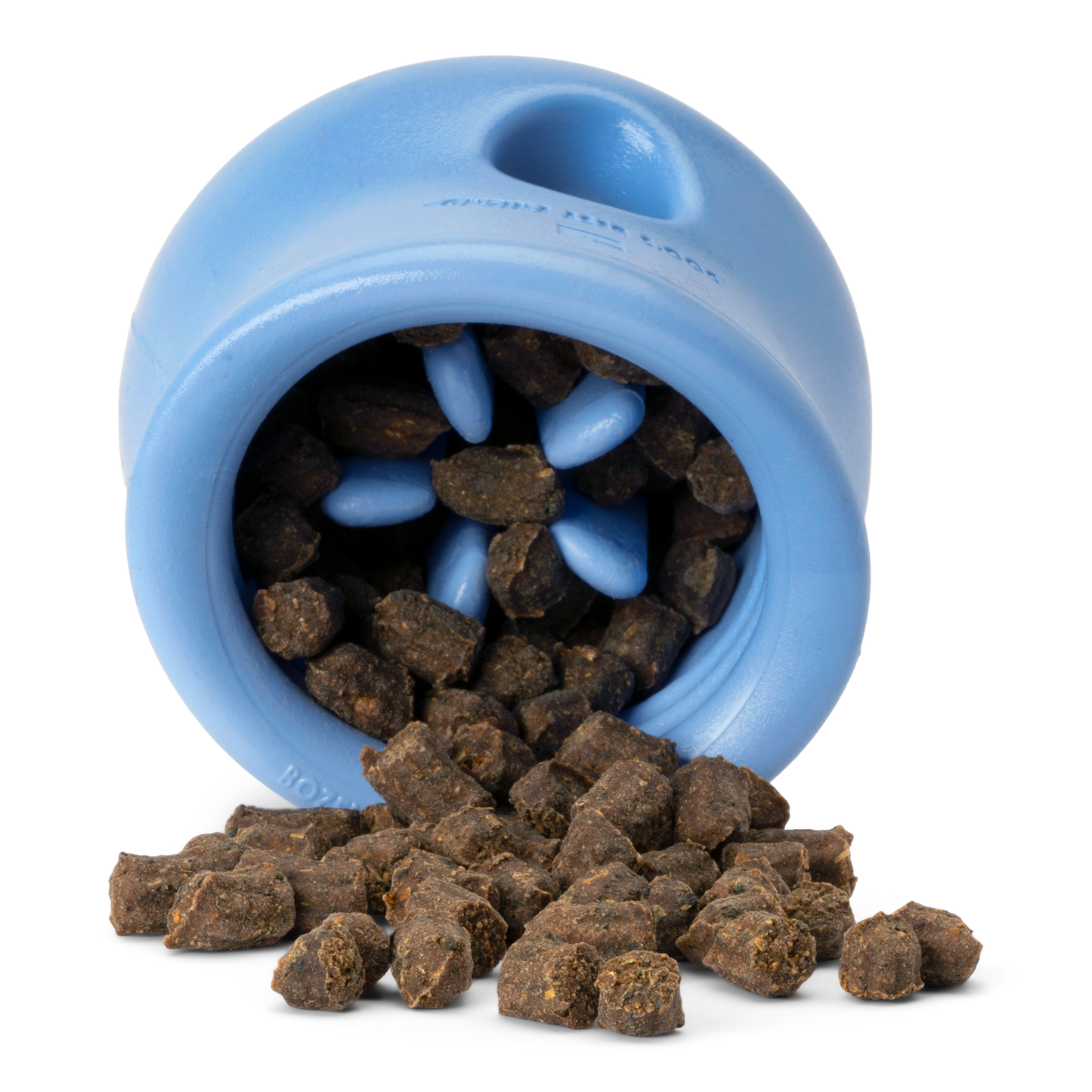 Interactive puzzle, food-dispensing dog toy, Zogoflex Toppl in Periwinkle (Spring Limited Edition)