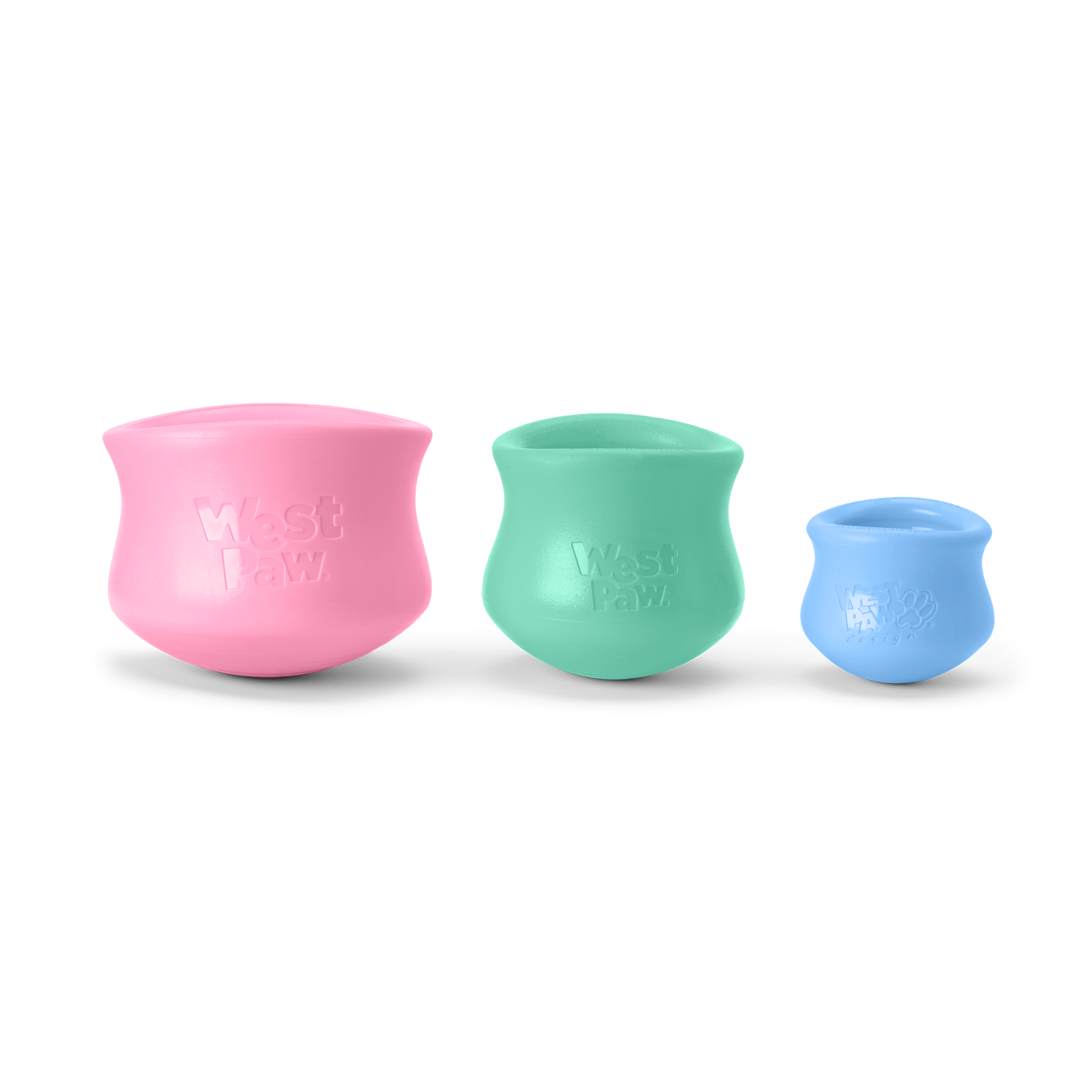 Interactive puzzle, food-dispensing dog toy, Zogoflex Toppl in Mint (Spring Limited Edition)
