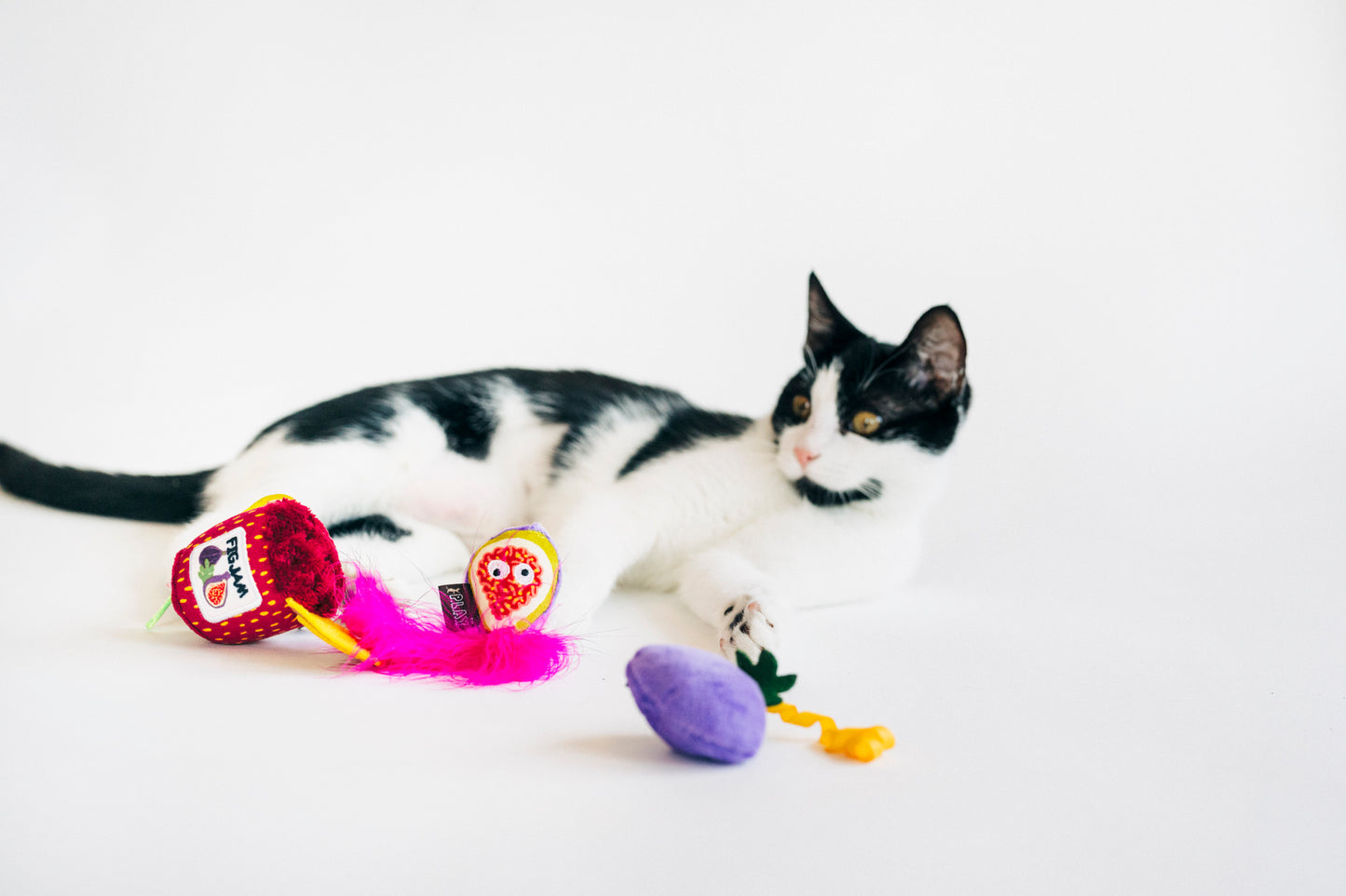 P.L.A.Y. Feline Frenzy, Catnip Toy set: Fig N' Whiskers