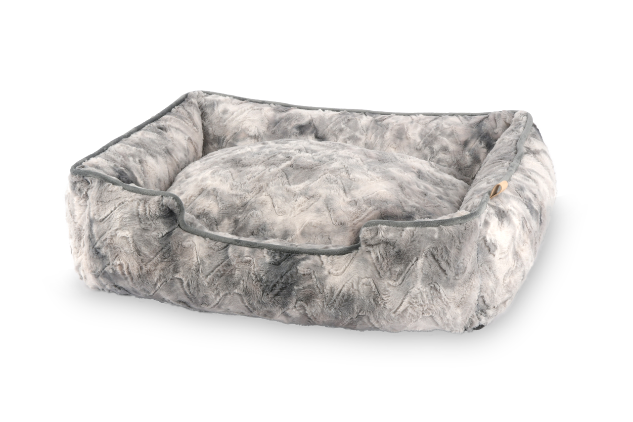 Pre Order Lounge Dog Bed Dreamland Frost Grey