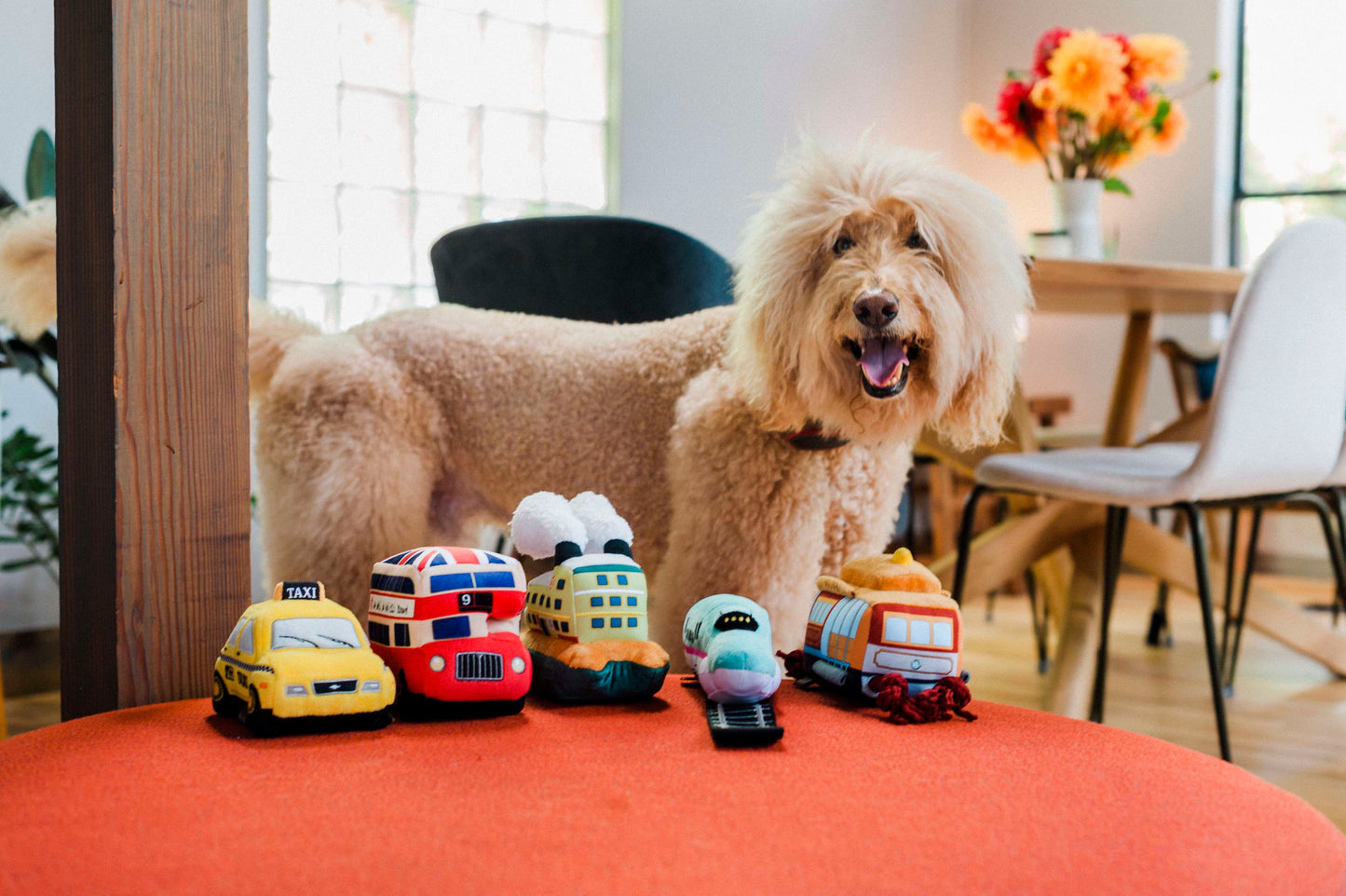 P.L.A.Y. Canine Commute Plush Dog toys: Fetching Ferry