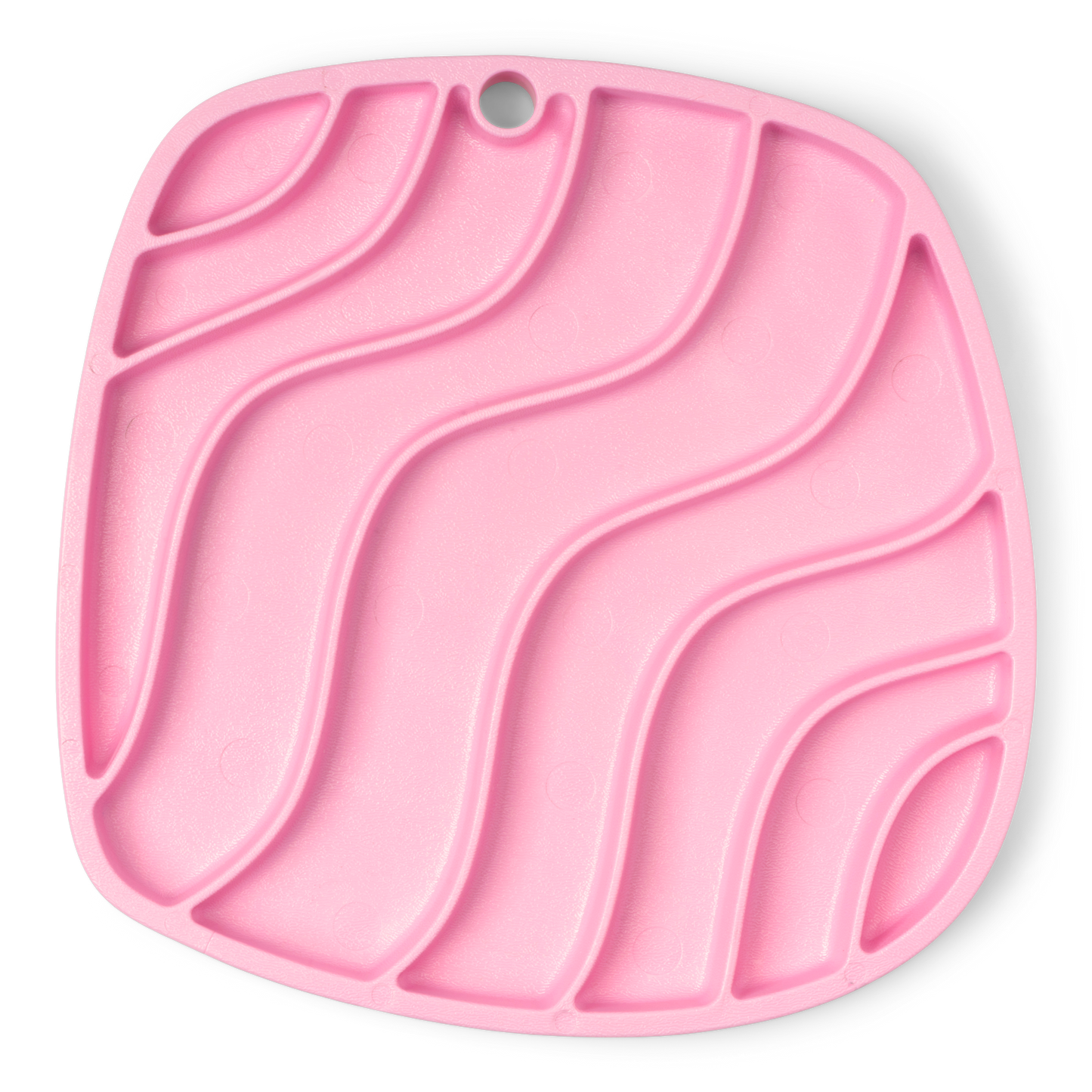 Dog Food and Drink Non-slip Eco Sustainable All-in-one Slow Feeder Lick Feast Mat: Bubble Gum (Spring Limited Edition)