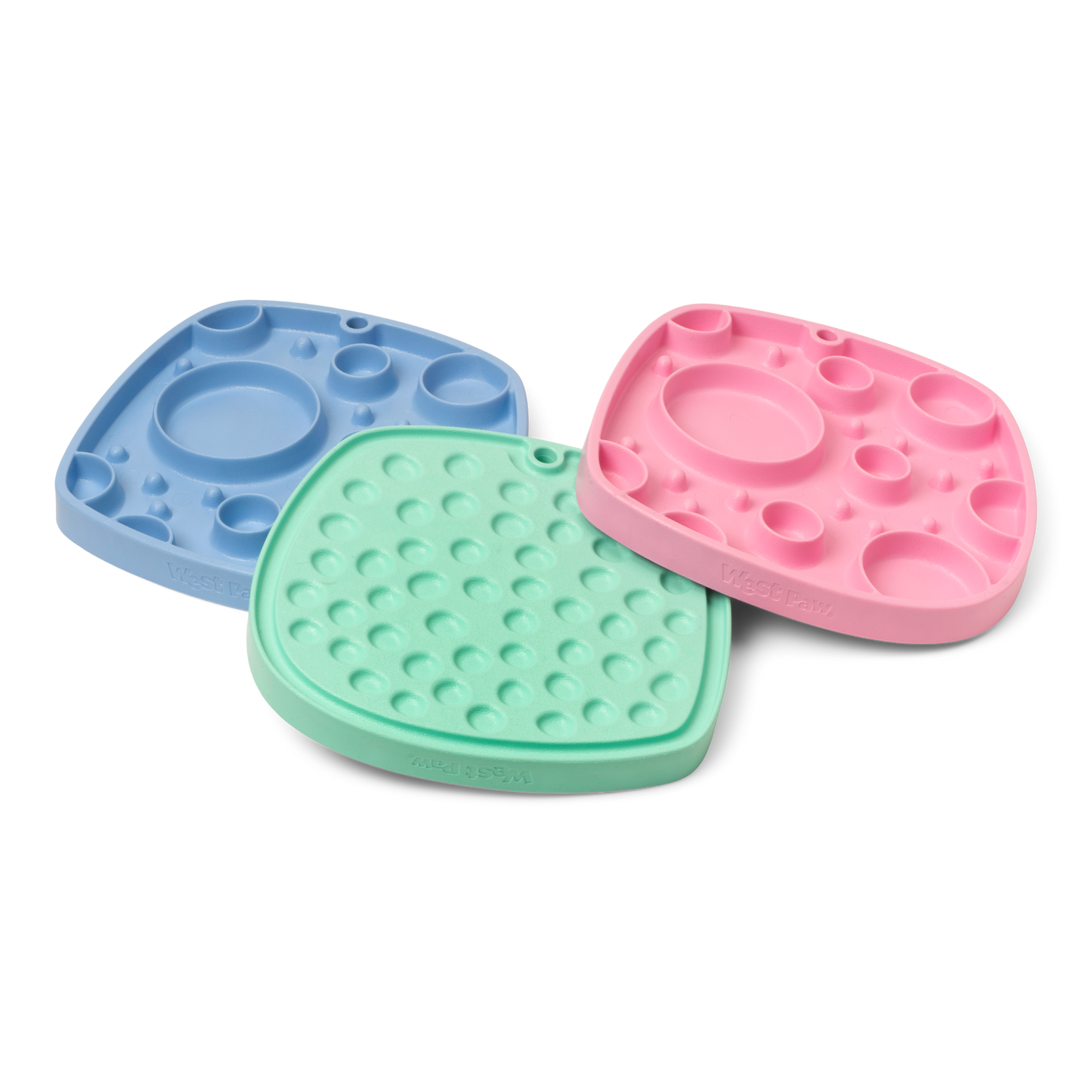 Dog Food and Drink Non-slip Eco Sustainable All-in-one Slow Feeder Lick Feast Mat: Periwinkle (Spring Limited Edition)