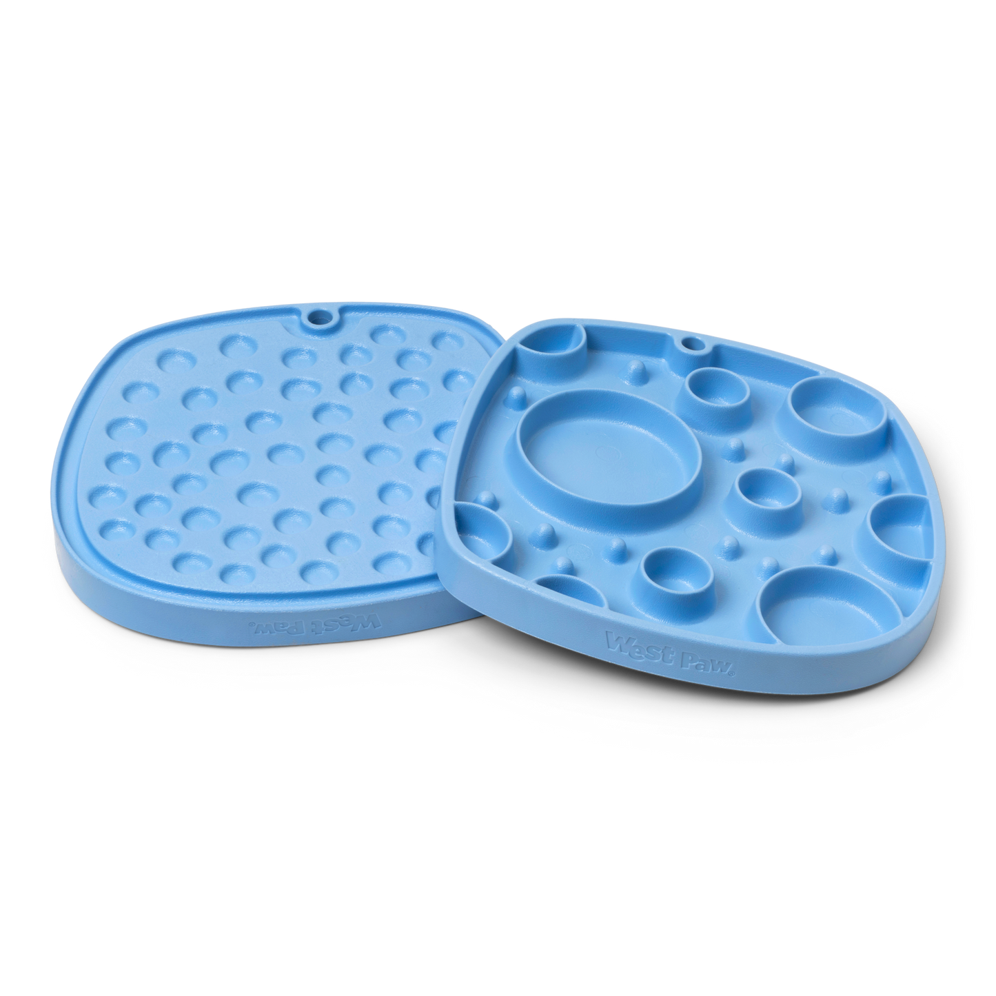 Dog Food and Drink Non-slip Eco Sustainable All-in-one Slow Feeder Lick Feast Mat: Periwinkle (Spring Limited Edition)