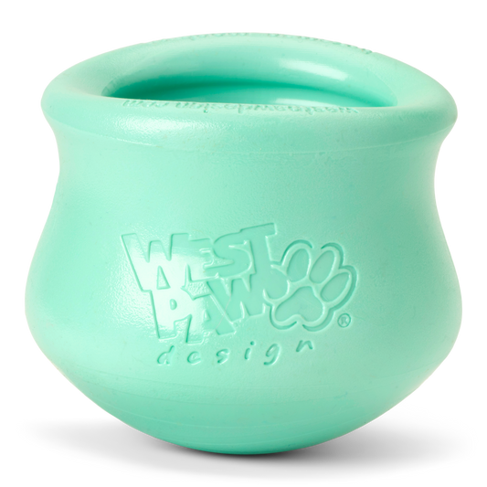 Interactive puzzle, food-dispensing dog toy, Zogoflex Toppl in Mint (Spring Limited Edition)
