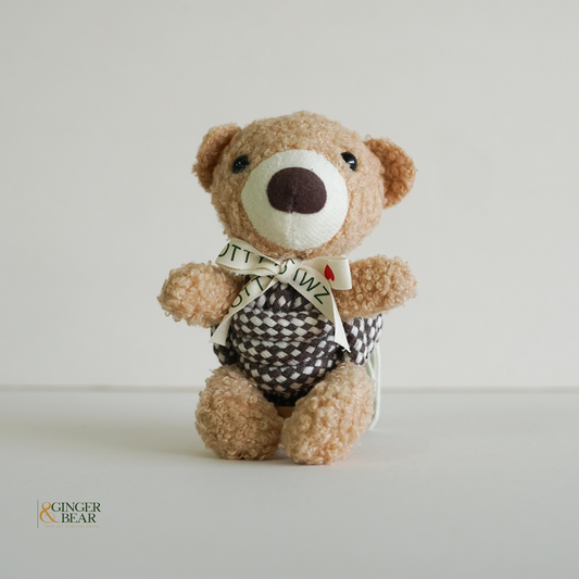 Knotty Squeaky Interactive Rope Dog Toy, Coco the Bear