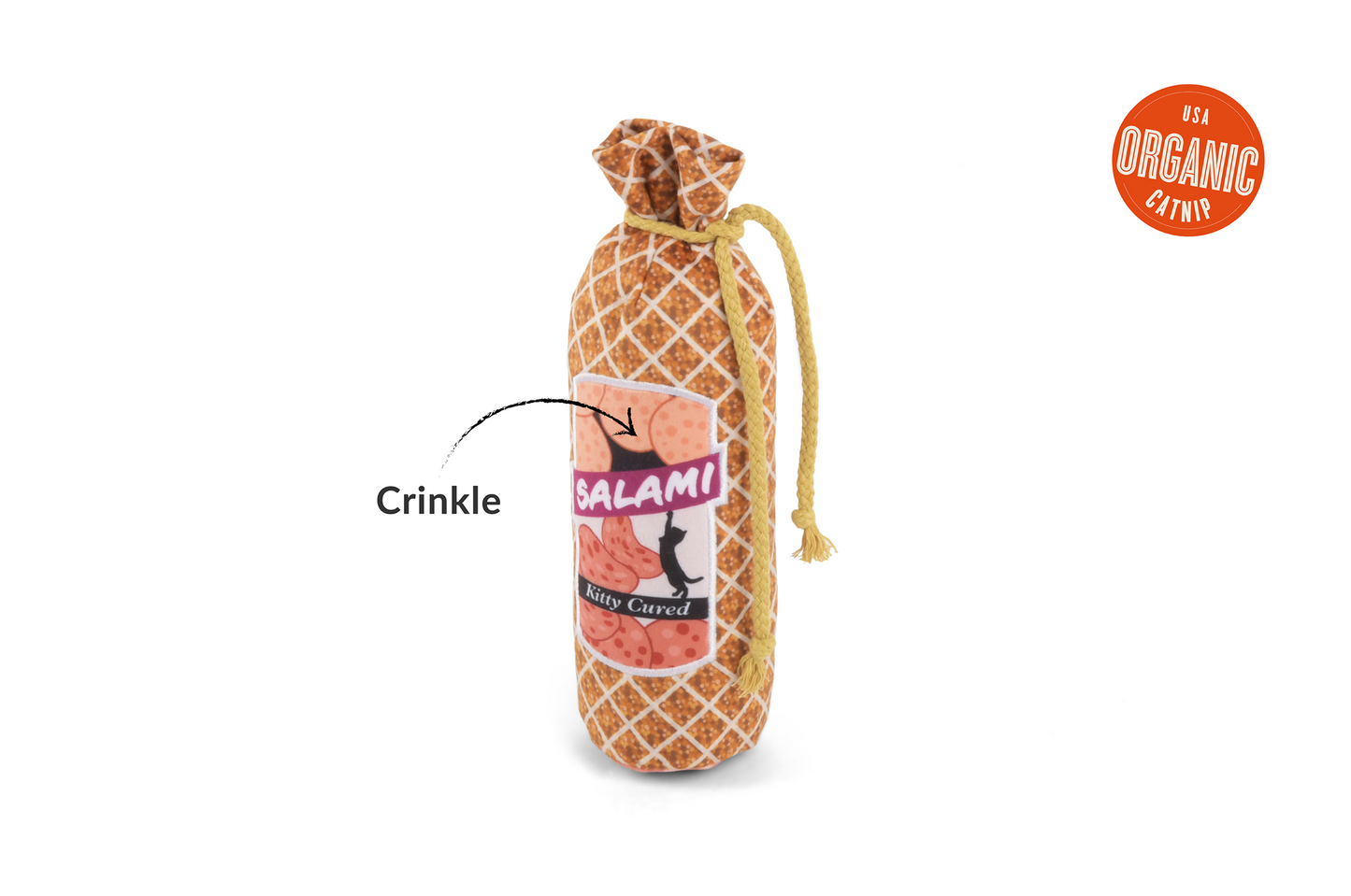 [Pre-Order] P.L.A.Y. Feline Frenzy, Catnip Kicker Toy set: Salami Slammer
