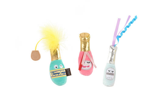 [Pre-Order] P.L.A.Y. Feline Frenzy, Catnip Toy set: Pop, Fizz, Meow