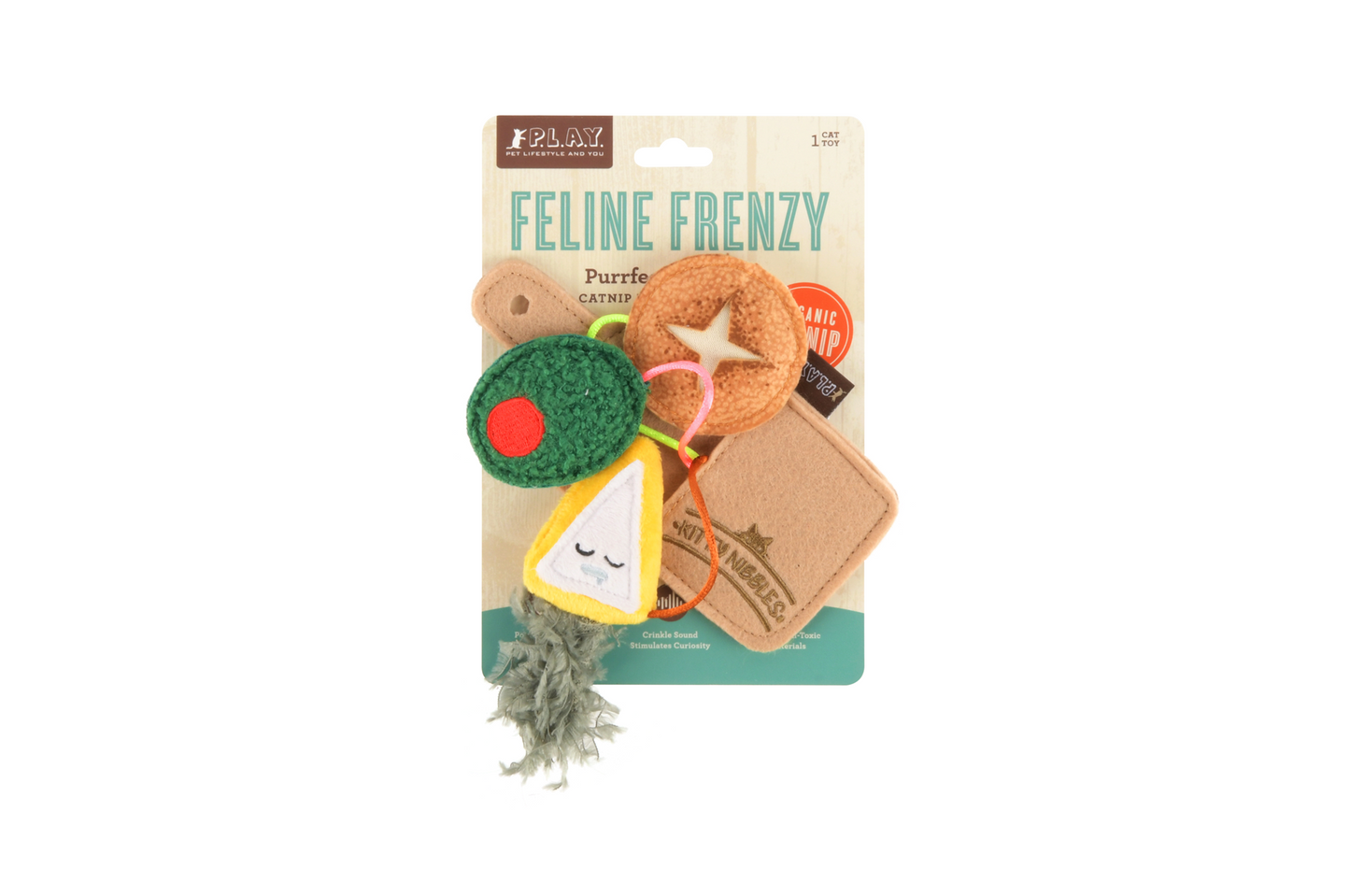 [Pre-Order] P.L.A.Y. Feline Frenzy, Catnip Toy set: Purrfect Pairings