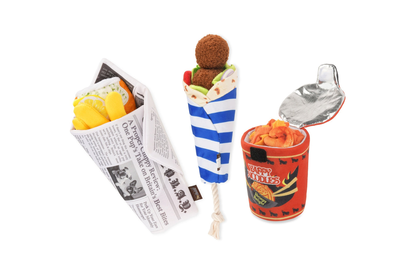 [Pre-Order] P.L.A.Y. The International Classic Squeaky Plush Dog Toy, Slurp It Up