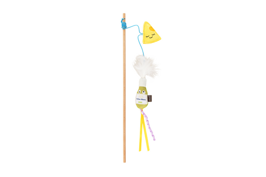 [Pre-Order] P.L.A.Y. Feline Frenzy, Wand Cat Toy: Blanc
