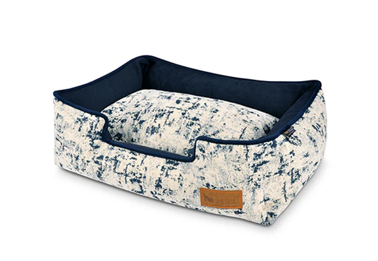 Lounge Dog Bed: Celestial Midnight Blue