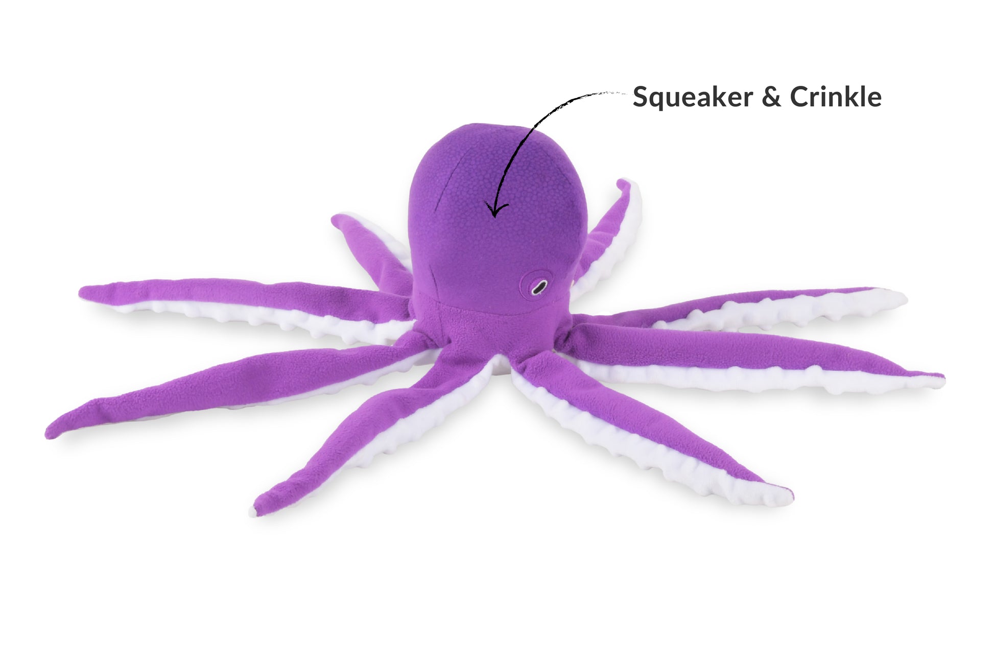 P.L.A.Y. Ocean Buddies Opal the Octopus: Interactive Squeaky & Crinkle Dog Toy