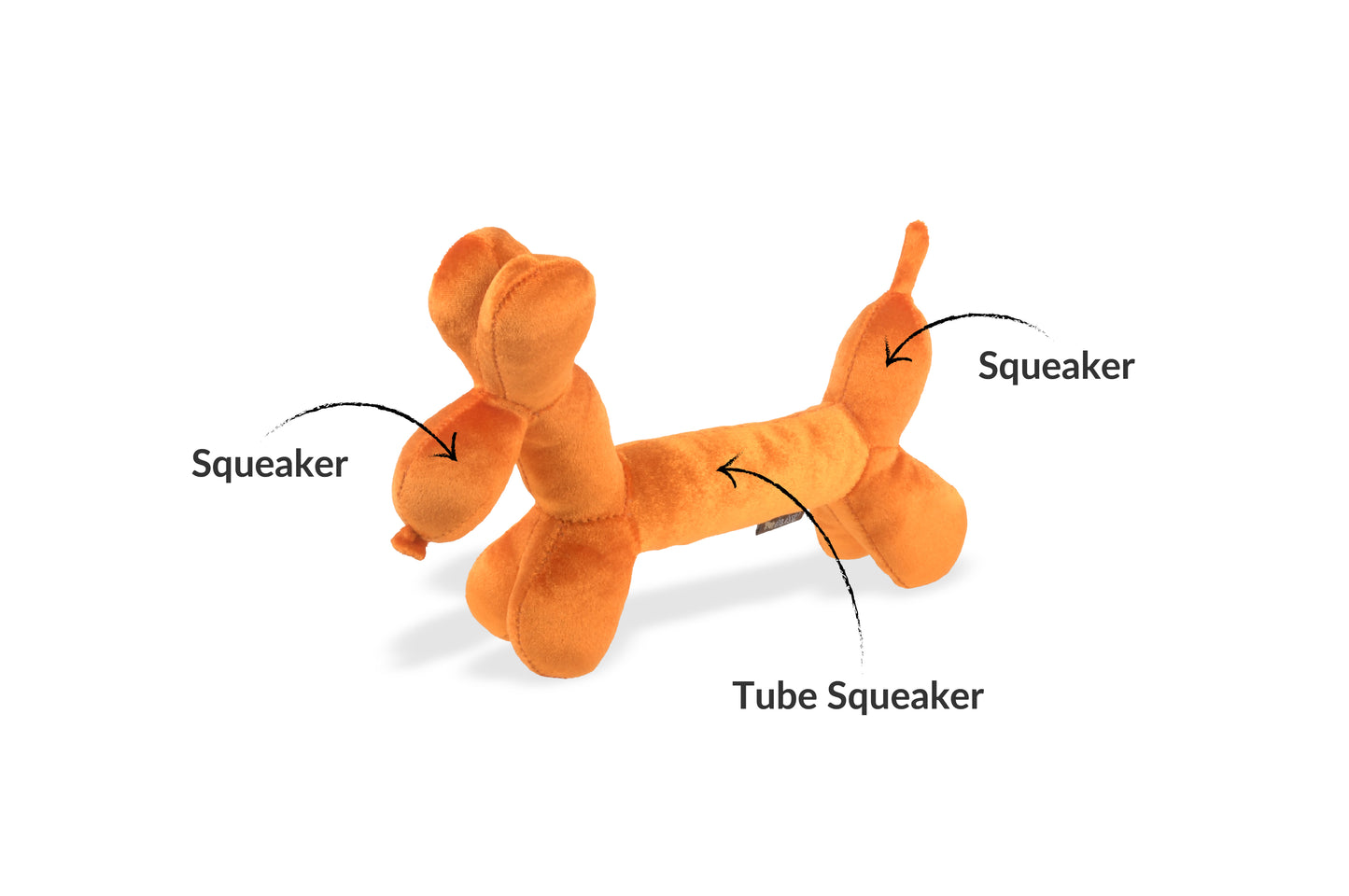 P.L.A.Y. Party Animal Balloon Buddy | Multi-Squeaker Dog Toy