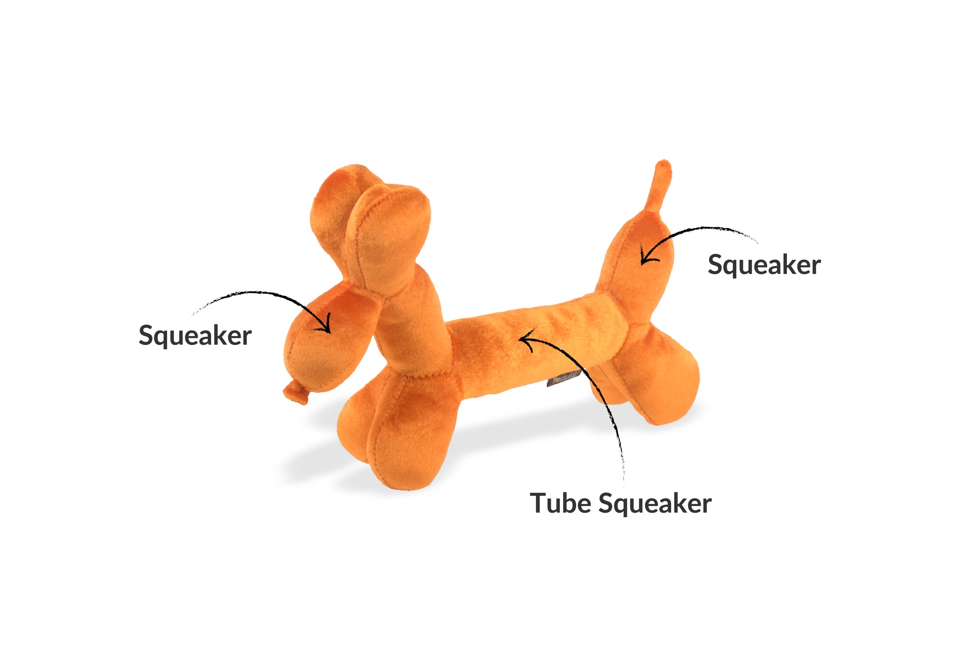 P.L.A.Y. Party Animal Balloon Buddy | Multi-Squeaker Dog Toy