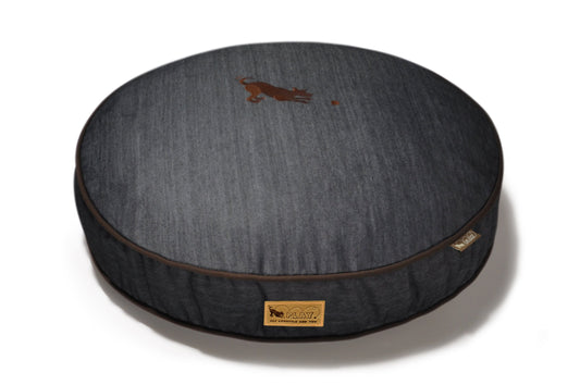 [Pre-order]Round Bed: Urban Denim MedievalBlue / Chocolate
