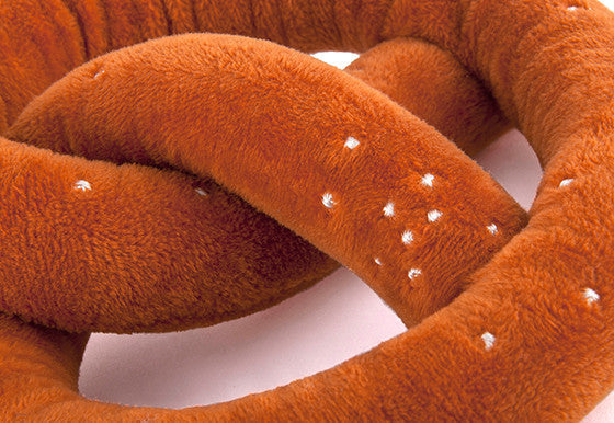 P.L.A.Y. International Classic squeaky crinkly dog toys Taco Sushi Pretzel